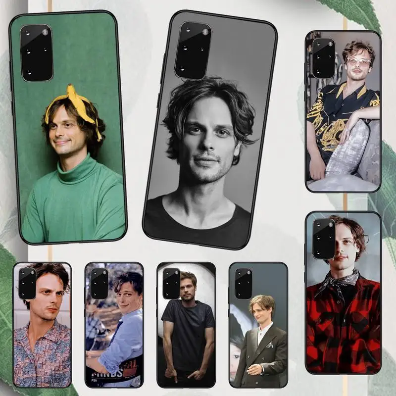 

Matthew Gray Gubler American actors Phone Case For Samsung galaxy A S note 10 12 20 32 40 50 51 52 70 71 72 21 fe s ultra plus