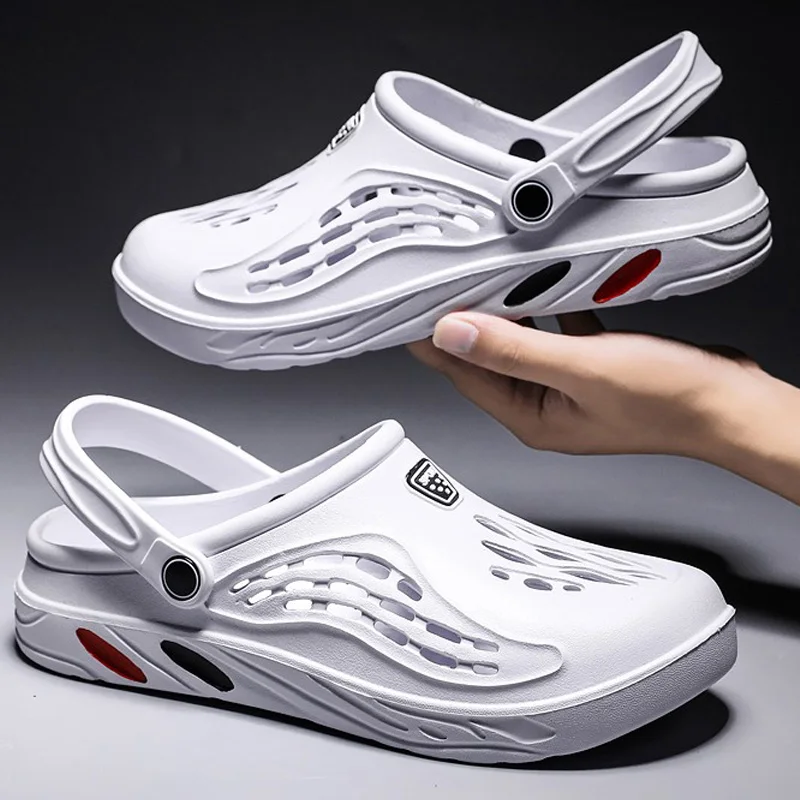 

Summer Men's Sandals Classic Couple Men's Sandals Unisex Designer Outdoor Hollow Summer Men Slippers Slides Rubber Sandals