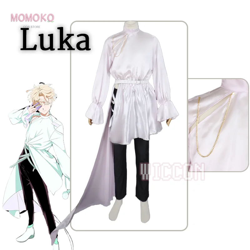 Чужой Сцена Лукаа Косплей Костюм Парик Топ Брюки Аниме Идол Ролевые Игры