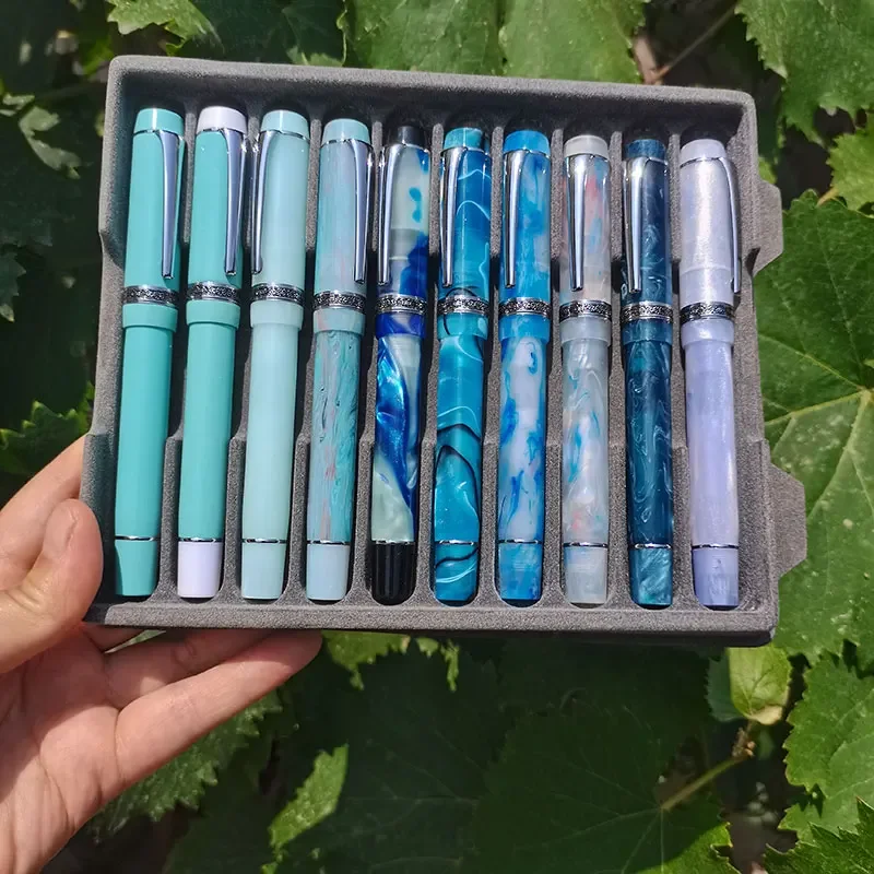 Гладкая перьевая ручка Kaigelu из 316 акрила с длинным пером лимона Красивый