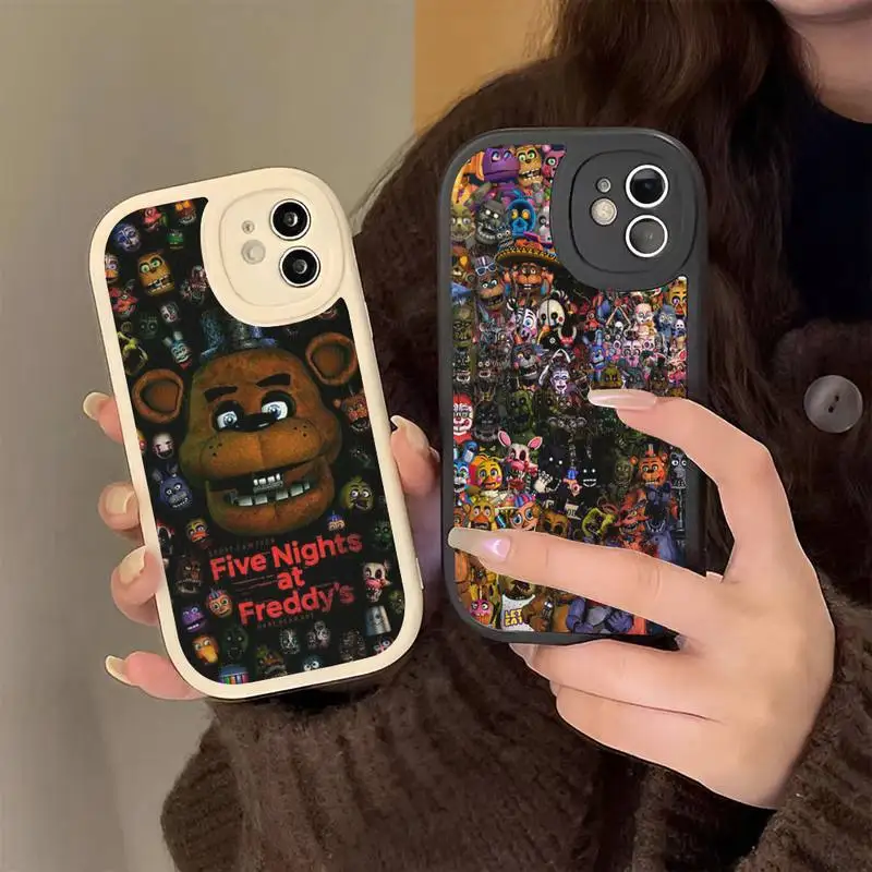 Fnaf Five-nights-At-Freddys Anime Phone Case Hard Leather Phone Case for iPhone 13 12 Mini 11 14 Pro Max Xs X Xr 7 8 Plus 6 6s