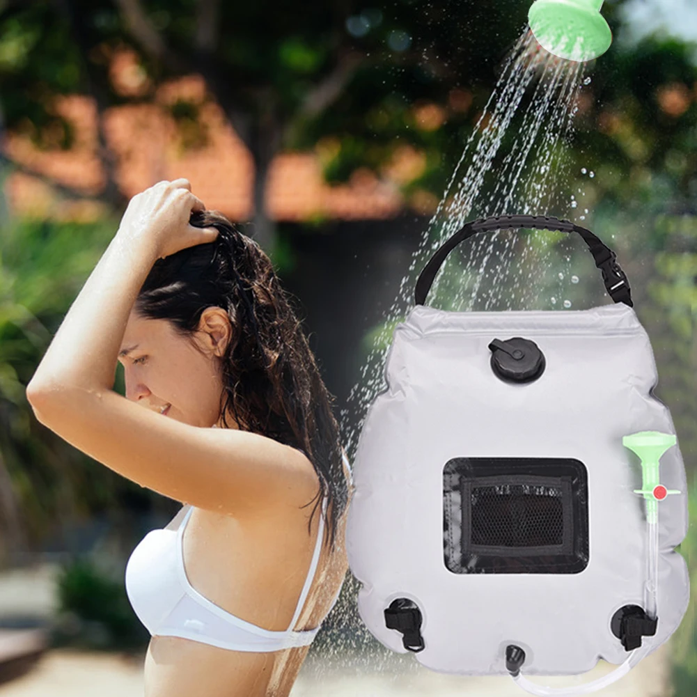 

Hiking Shower Bathing Bag Solar Energy Water Bag 20L Outdoor Camping Travelling Easy Carrying Portable Parts for AOTU AT6628