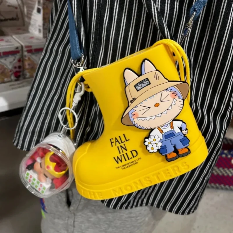 Пружинная Сумка-Кроссбоди с изображением монстров Labubu серии Дикая домашняя