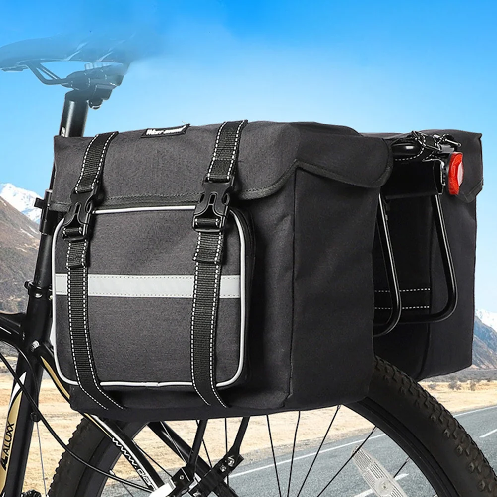 

Multifunction Bike Tail Storage Bag Waterproof Cycling Double Panniers