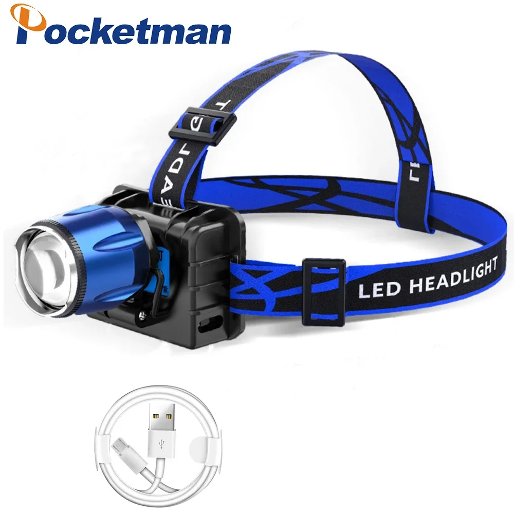 

POCKETMAN Налобный фонарь с УФ светом