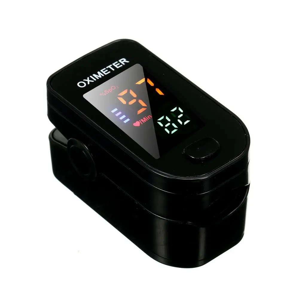 

Пульсоксиметр Пальчиковый цифровой со светодиодным экраном, измеритель пульса и уровня кислорода в крови, SPO2 PR