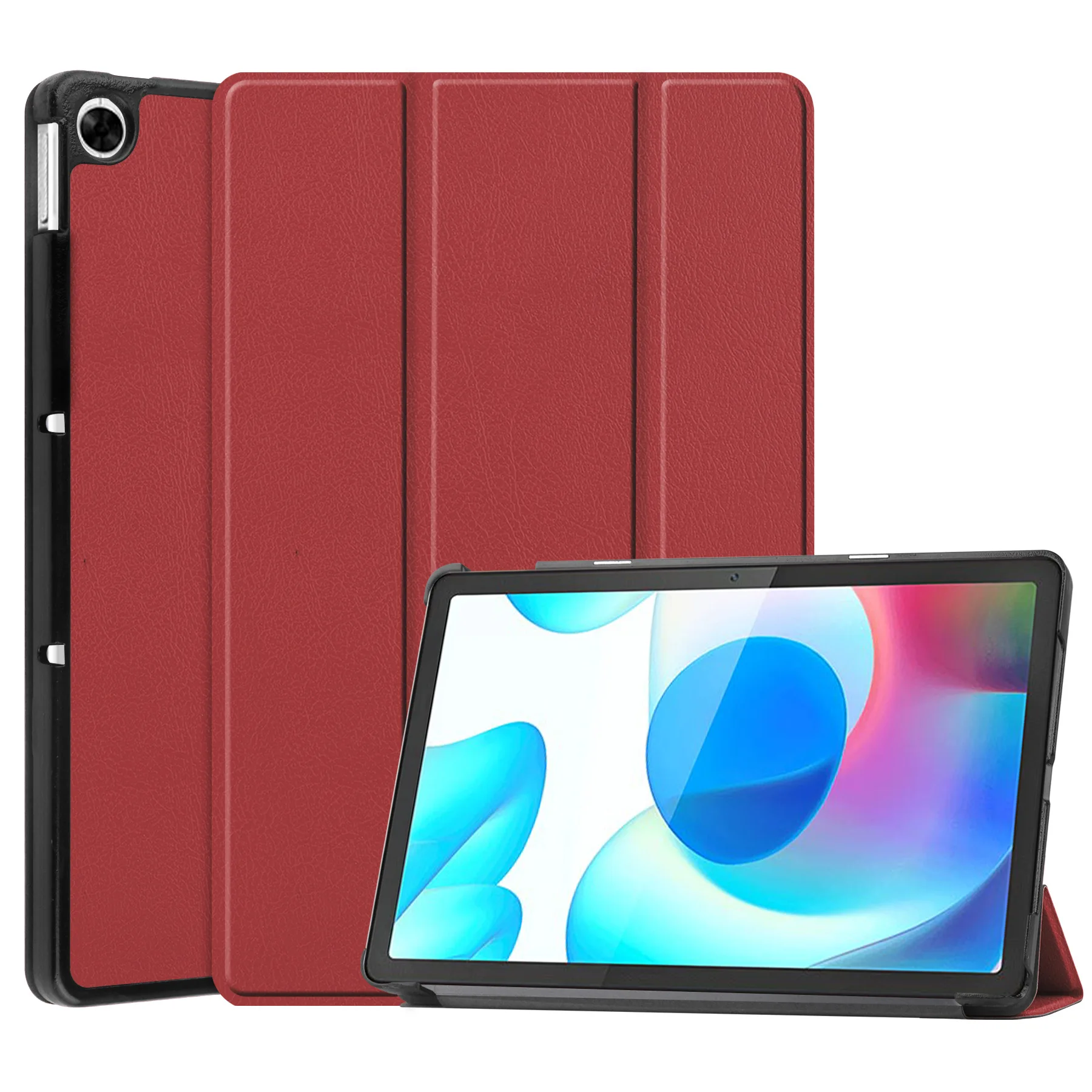 

Case for Realme Pad Case 10.4 Inch Tri-Fold PU Leather Magnetic Stand Tablet Cover for Realme Pad 10.4" Cover Case