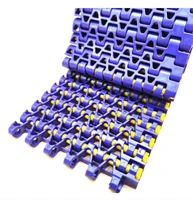 customized 1230mesh belt chain 12 7 pitch pom plastic conveyor chain plate mesh chain food grade