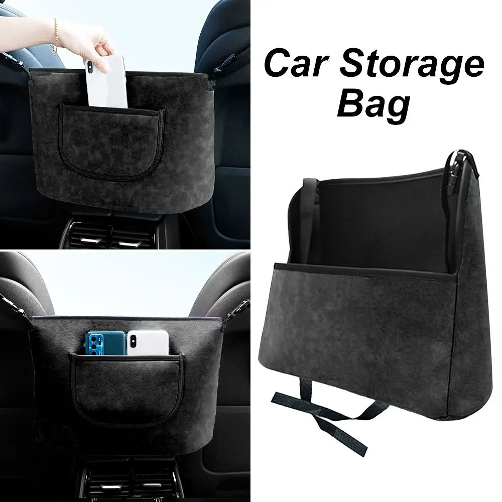 

Organizer Container Universal Stowing Tidying Auto Handbag Rack Cargo Storage Car Seat Storage Bag Seat Back Net