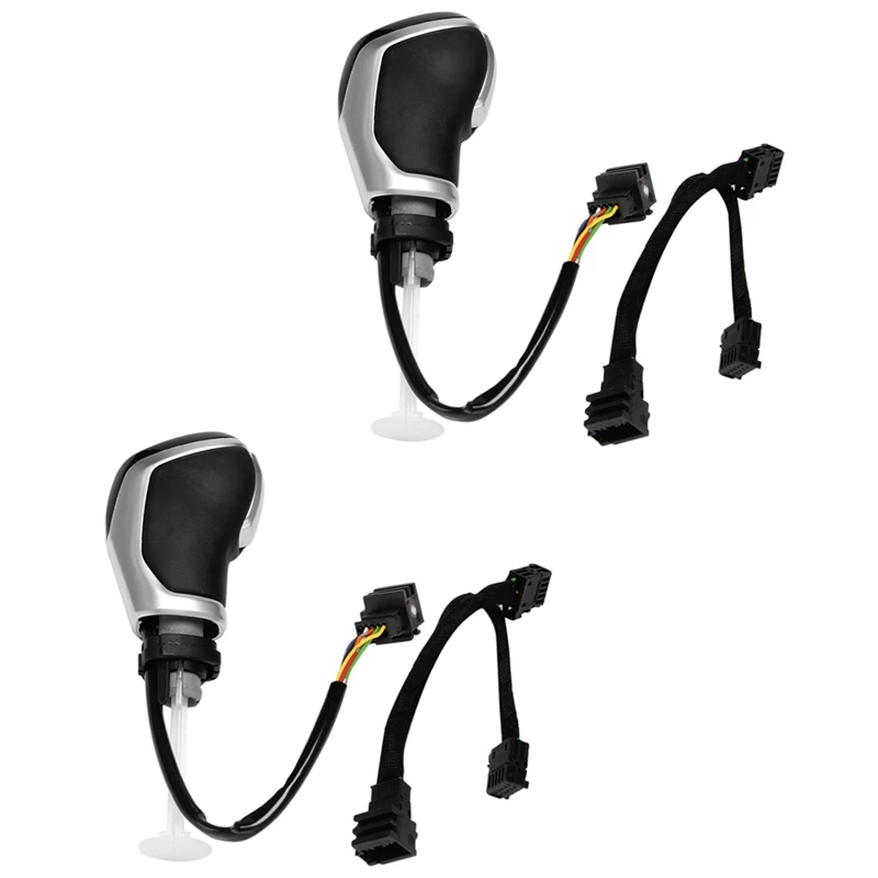 

2X Электронная светодиодная ручка переключения передач для Golf MK6 MK7 Passat B7 B8 Tiguan MK2 DSG светильник