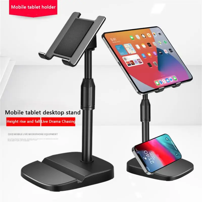 RYRA Telescopic Desktop Mobile Phone Stand For IPad IPhone Smartphone Support Tablet Desk Cell Phone Holder Bracket 3.5 -13 Inch