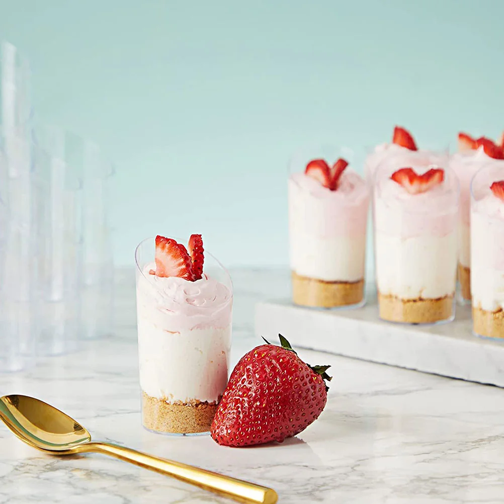 24 комплекта десертных чашек нежные бокалы для мусса многофункциональные сменные