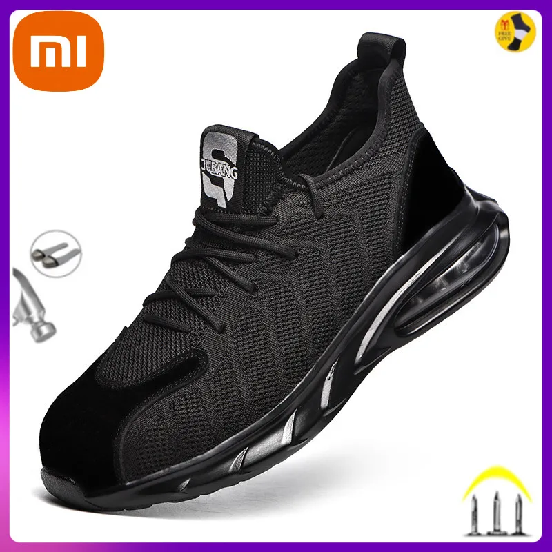 

Xiaomi Indestructible Shoes Safety Work Sneakers Security Boots Electrician Welding Construction Shoes Men Male Footwear