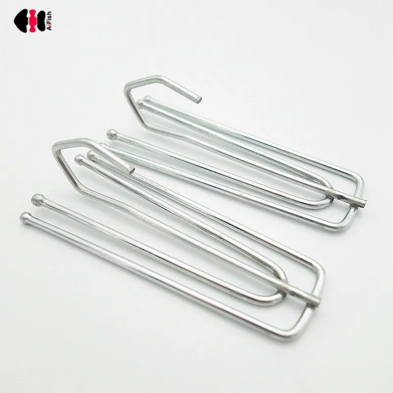 Metal Shower Curtain Hooks Accessories Cloth Hooks For Window Sliding Glass Door Holder Shower Curtain Ornaments CP056D