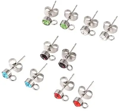 

Серьги-гвоздики из нержавеющей стали 304, 60 шт.