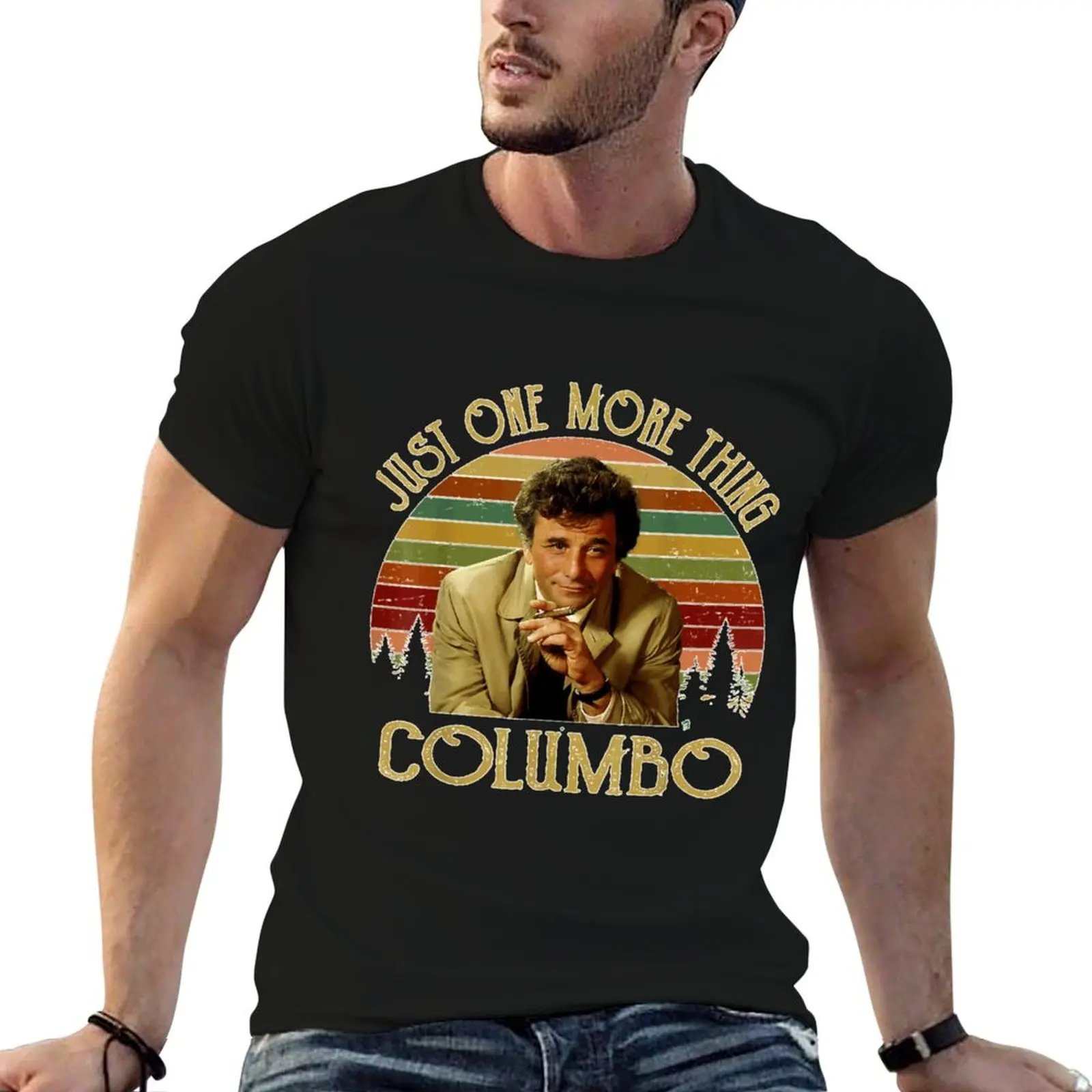 Футболка Just One More Thing Columbo с рисунком винтажная футболка для любителей спорта