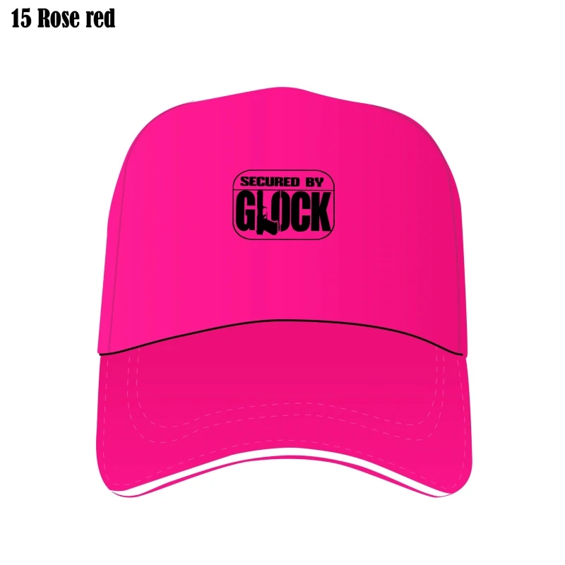 

2022 Fashion Leisure Humor Secured By Glock Handgun Bill Hats Harajuku Adjustable 100% Cotton Graphics Bill Hats Brands Bill Hat