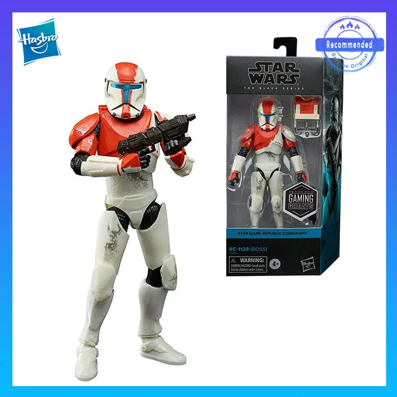 

Hasbro Оригинальные Звездные войны RC1138 Red Trooper (BOSS) 6-дюймовые избранные периферийные подарки подвижные персонажи модели игрушки