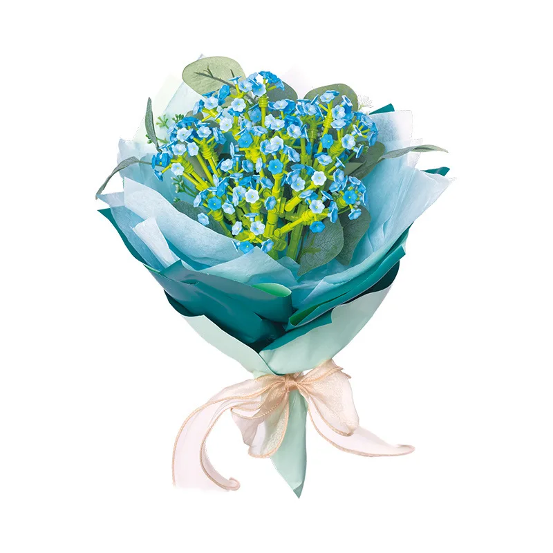 

JK2682-88 Plant Log Romantic Hand Holding Bouquet Series Assembly Assembly Building Blocks for Children Boy and Girl Gifts