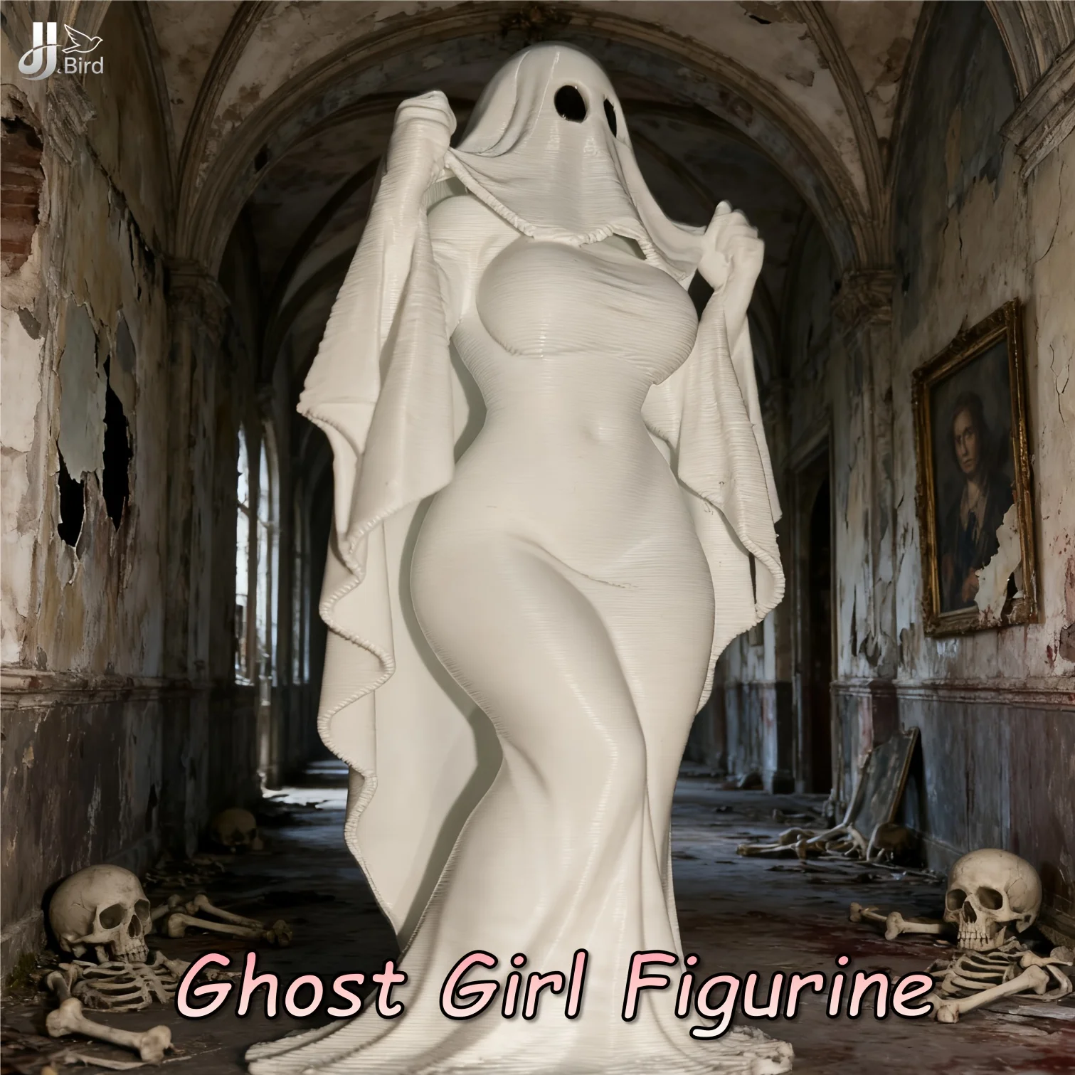 

Фигурки призраков Niang Creative Design