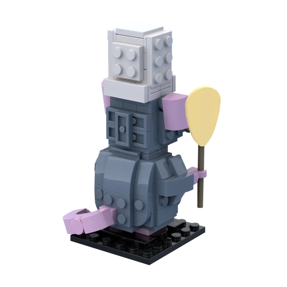 Фото Конструктор Gobricks MOC: Модель Реми-крысины из фильма, Реми-крысины — Бог Кулинарии, Строительные блоки, Игрушки для сборки, Подарки на день рождения для детей, Сделай сам №1