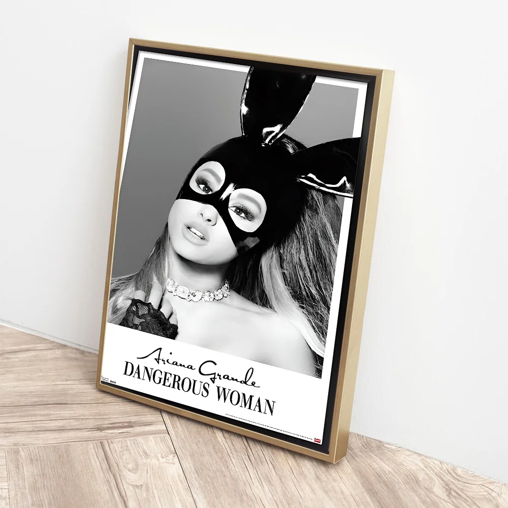 A-Ariana G-Grande Anime Posters Sticky HD Quality Wall Art Retro For Home Kawaii Room Decor