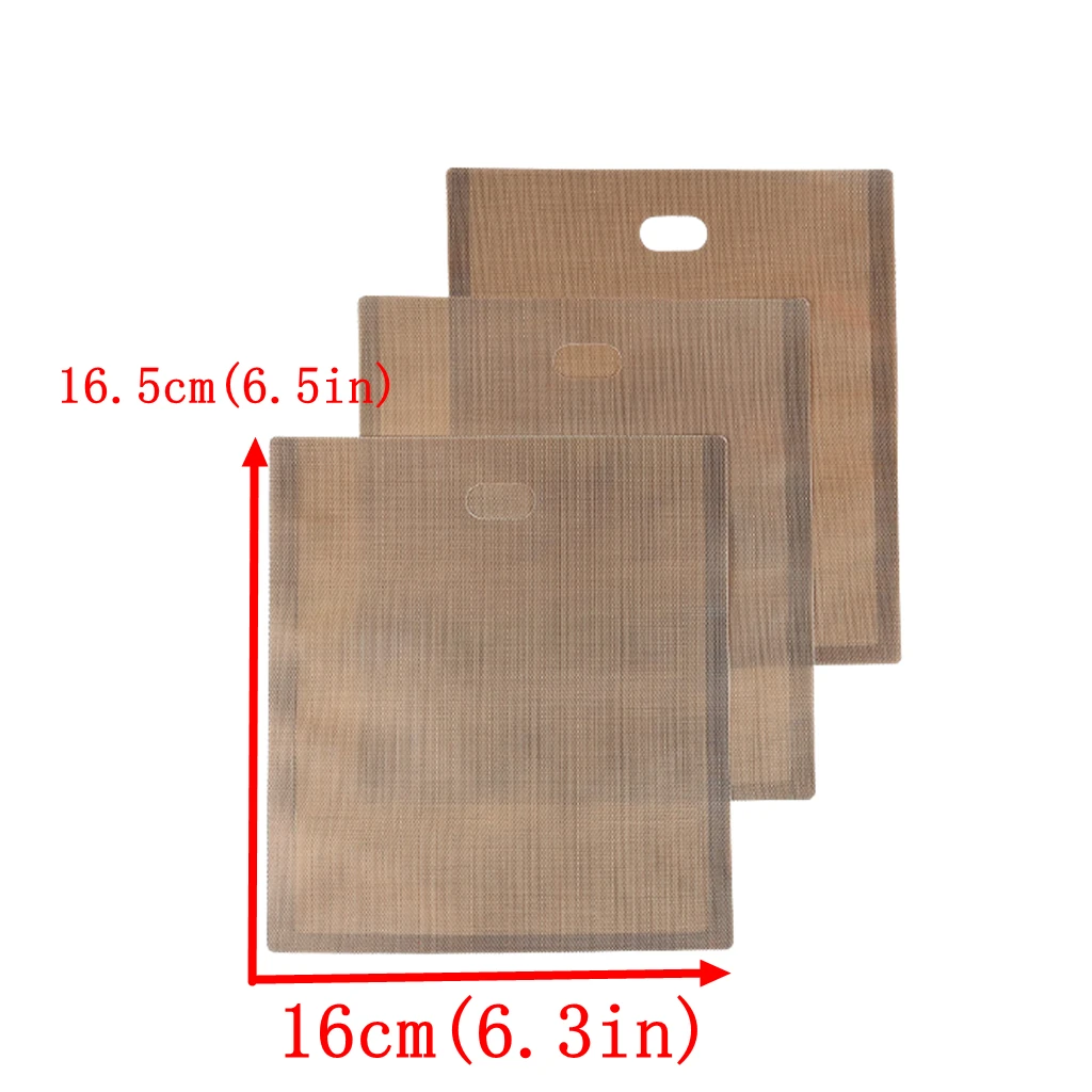 

3 шт. Многоразовые стекловолоконные пакеты для тостера