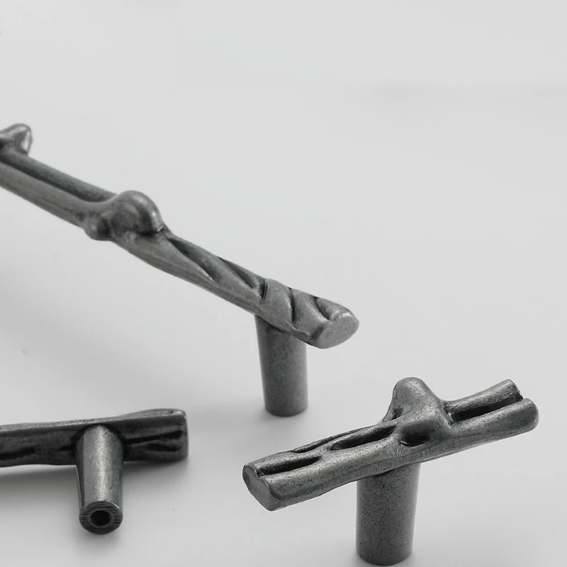 Ручка для мебели в виде ветки дерева креативная кухонная фурнитура ручки шкафов