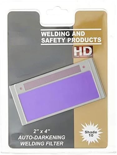 

Tradesman Horizontal Auto-Darkening Filter for Welding Helmets, 2 x 4.25 x 0.2"