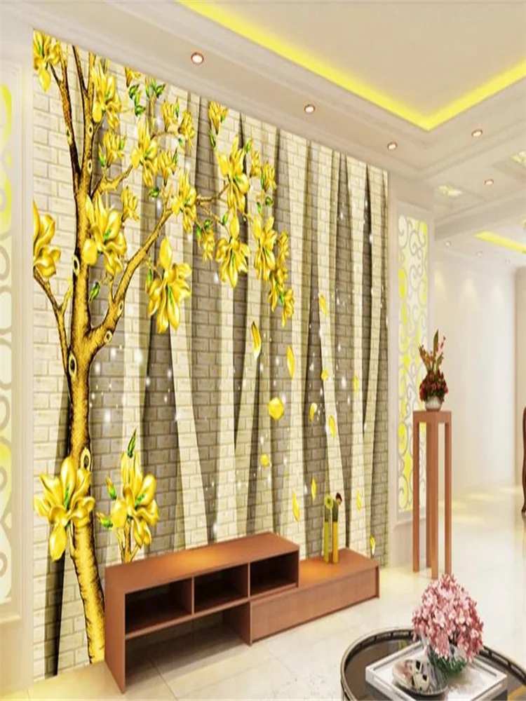 

3D Photo Wallpaper Custom 3D Wall Murals Tree Mural Wall Papers Home Decor Living Room Bedroom Papel De Parede