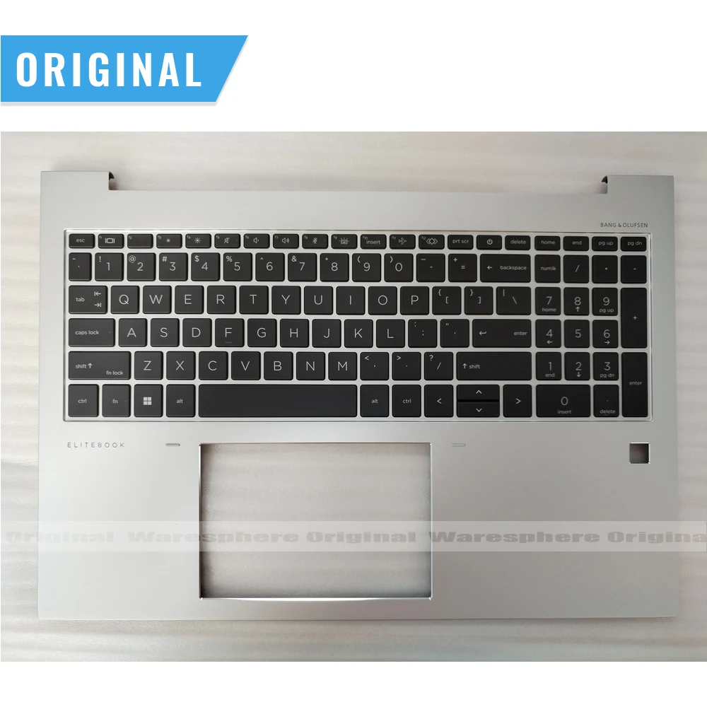 

Новый оригинальный N13904-001 Подставка для рук для HP EliteBook 865 G9 верхняя крышка чехол с клавиатурой с подсветкой 6070B2192221 серебристый