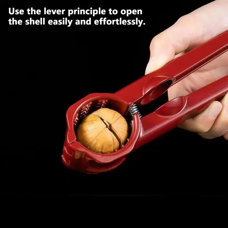 

Walnut Cracker Nut Cracker Tool With 10 Rows Of Encrypted Serrations Chestnut Clip Chestnut Peeler With Anti Slip Handle