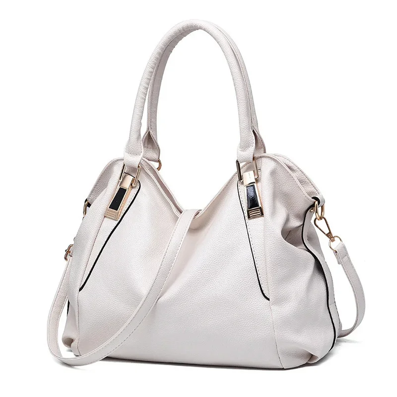 

Manufacturer's 2023 fashionable soft leather handbag large capacity women's bag middle-aged women's one-shoulder messenger bag