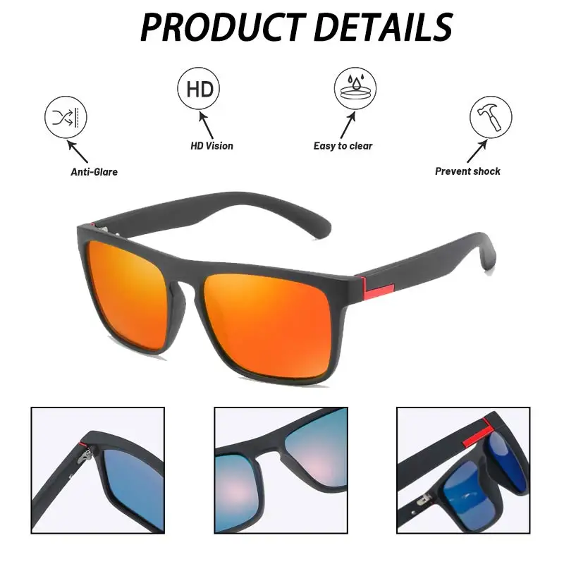WOWSUN поляризационные солнцезащитные очки для рыбалки 2024 мужские и женские