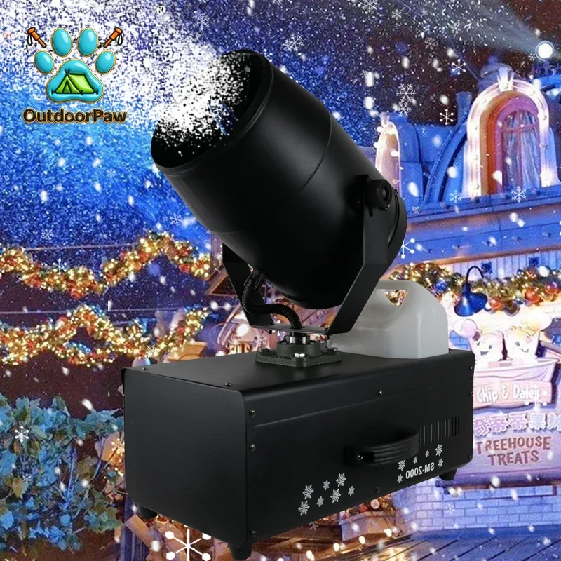 Фото Снегогенератор 2000 Вт в кейсе с DMX512 управлением, машина для создания снеговых эффектов, оборудование для спецэффектов на сцене, для свадеб, вечеринок и мероприятий №2