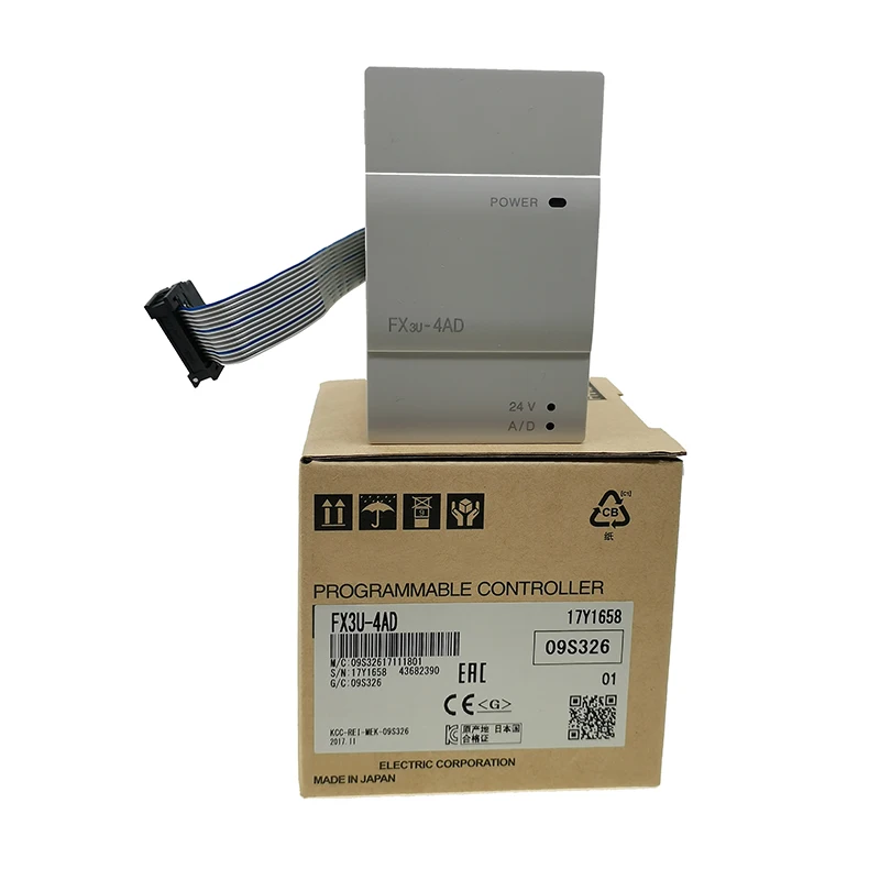

100%NEW ORIGINAL 1 Year Warranty FX3U-4AD