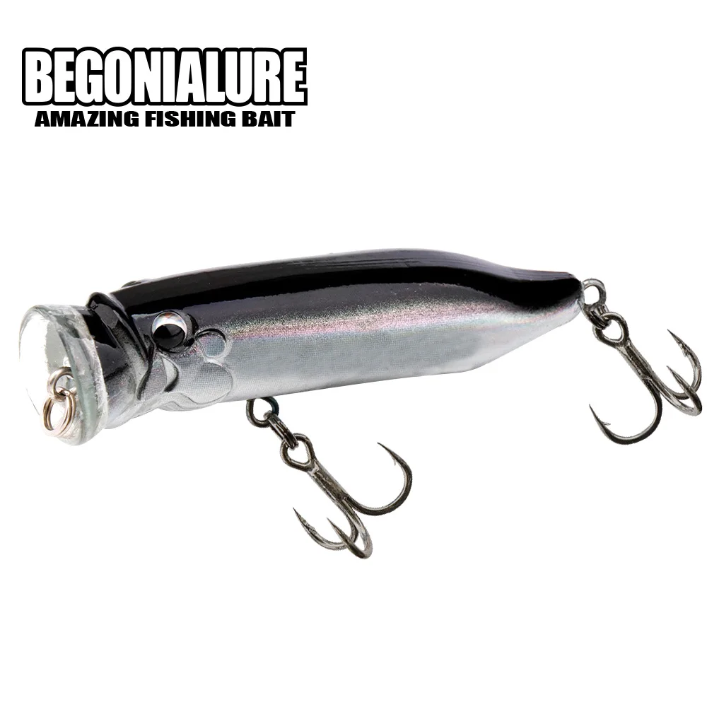 

Begonia Lure Mini Topwater Popper 7cm 9g Minnow Artificial Hard Bait Floating Wobbler Long Casting Fishing Lure Isca Pesca Carp