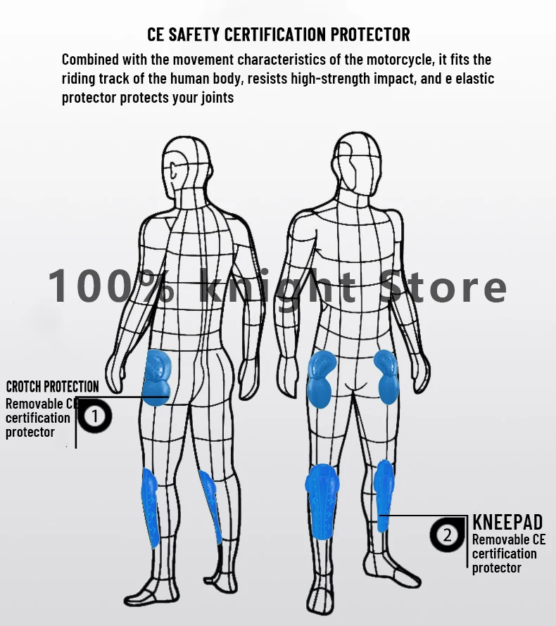 Мужские синие мотоциклетные джинсы защитное снаряжение для езды на мотоцикле
