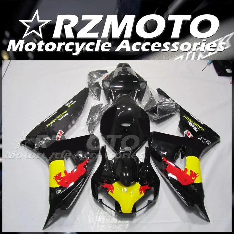 

New ABS Motorcycle Whole Fairings Kit Fit For HONDA CBR1000RR 2006 2007 06 07 Bodywork Set Black Yellow