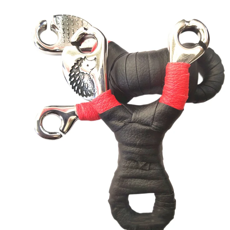 

Strong Hunting Slingshot Stainless Steel Slingshot Hunting Accessories Outdoor Shooting Practice Game Rubber Band Slingshot