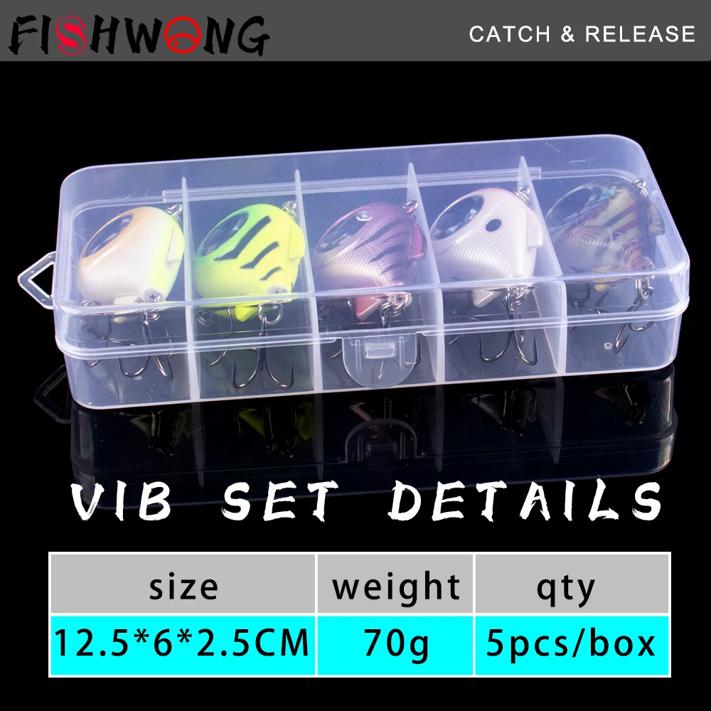 FISHWONG 5 шт.упак. Мини-воблер VIB 4 см 8,5 г, тонущая вибрирующая приманка, искусственная жесткая приманка, крэнкбейт без лопатки (art.: 3920d92e97a29) - 3920d92e97a29