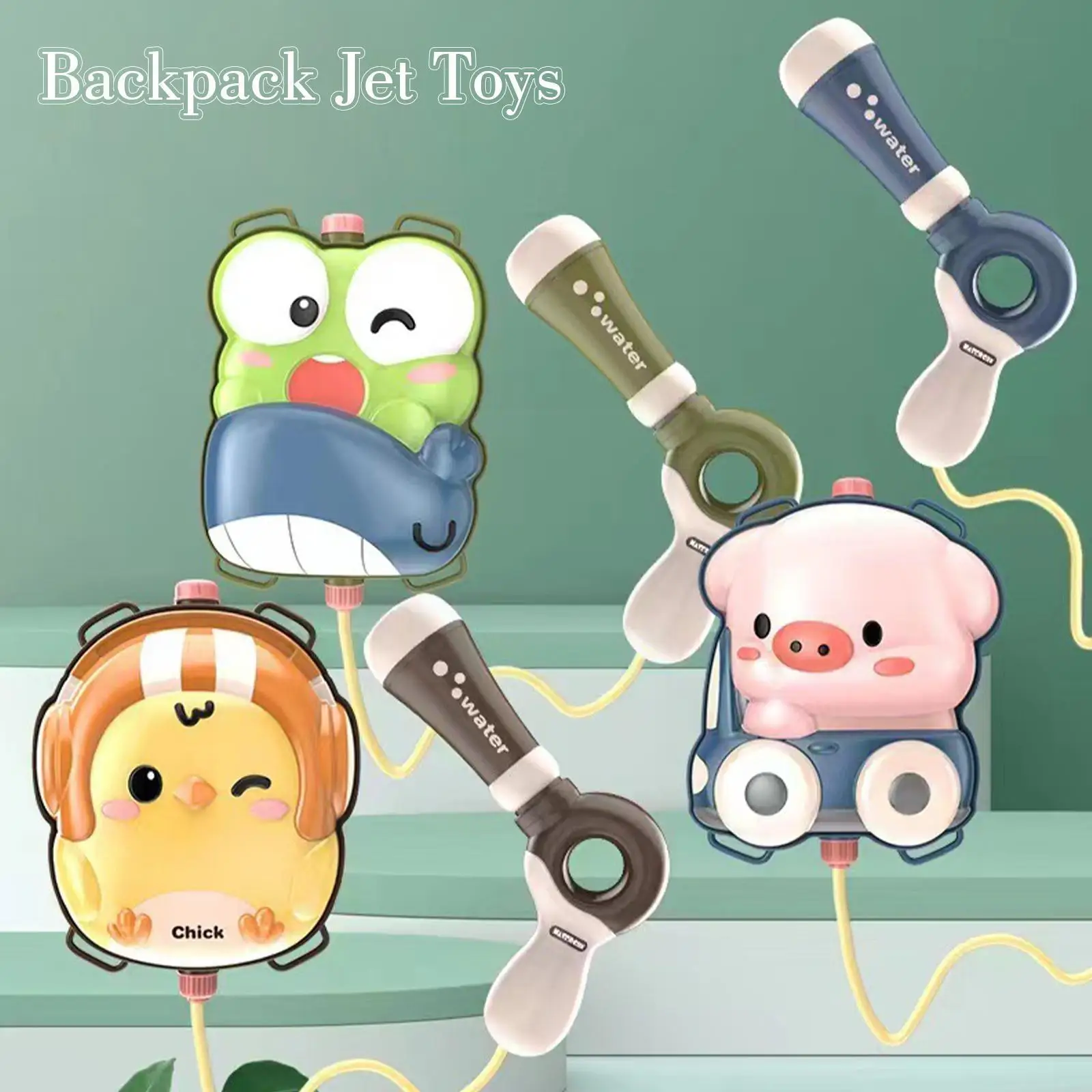 

Children Water Gun Toys Cute Backpack Water Jet Toy Backpack Kids Water Beach Toy Birthday Outdoor Summer Presents Toy Gun L1f4