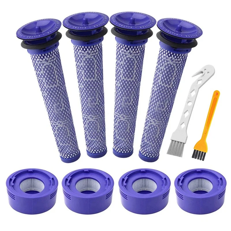 

Pre Filters HEPA Plastic Filter Fittings For Dyson V7 V8 Cordless Vacuum Cleaner Spare Parts
