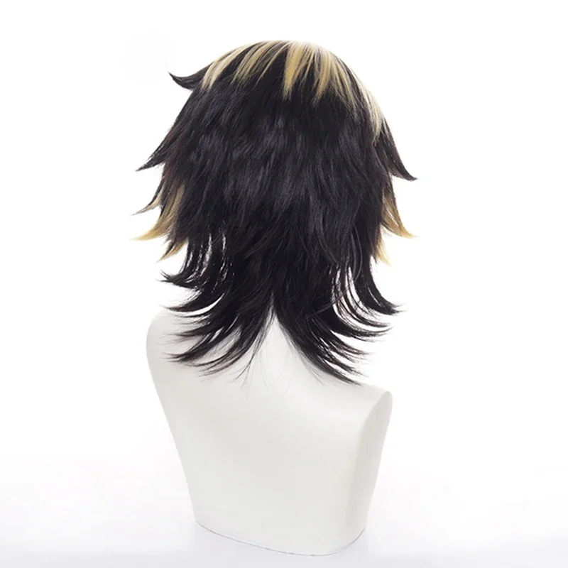 Новый аниме Токио Мстители Ханемия Казутора Косплей Парик Черный Золотой