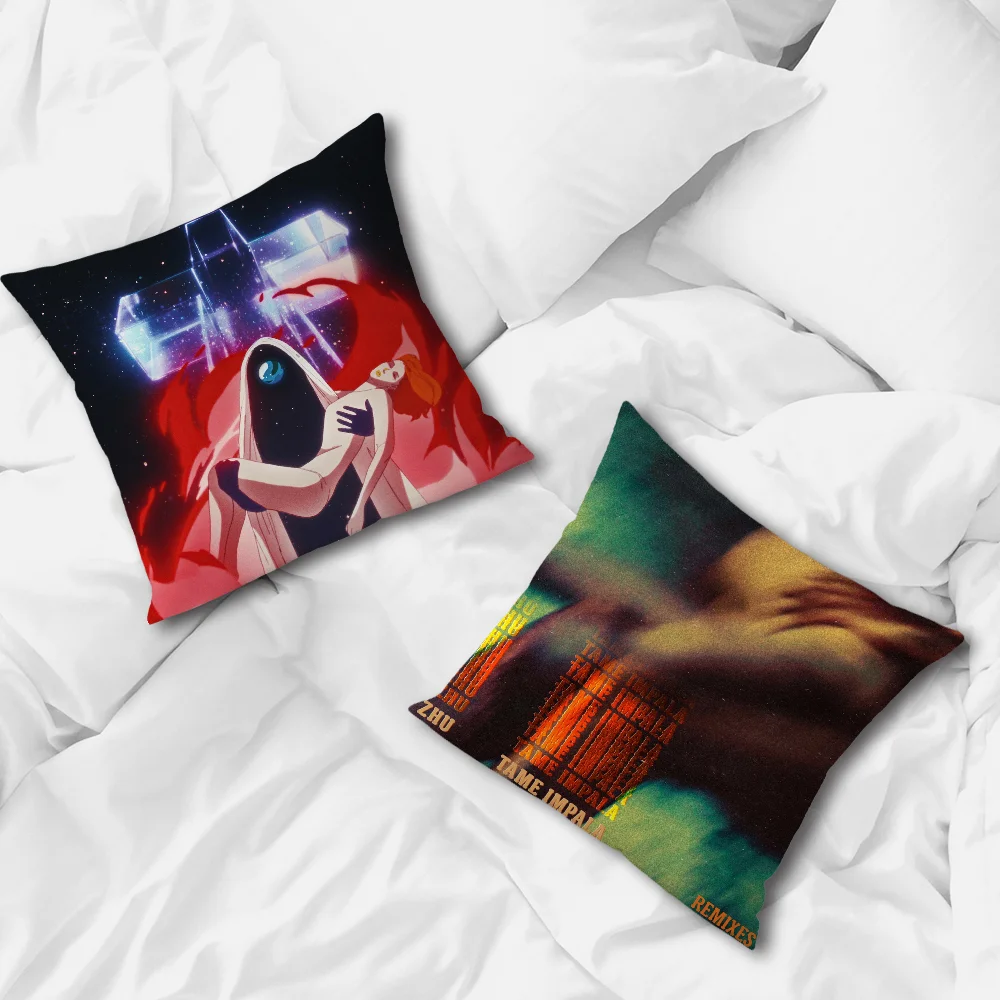 Наволочка Tame Impala Band для дивана спальни гостиной офиса прикроватная тумбочка