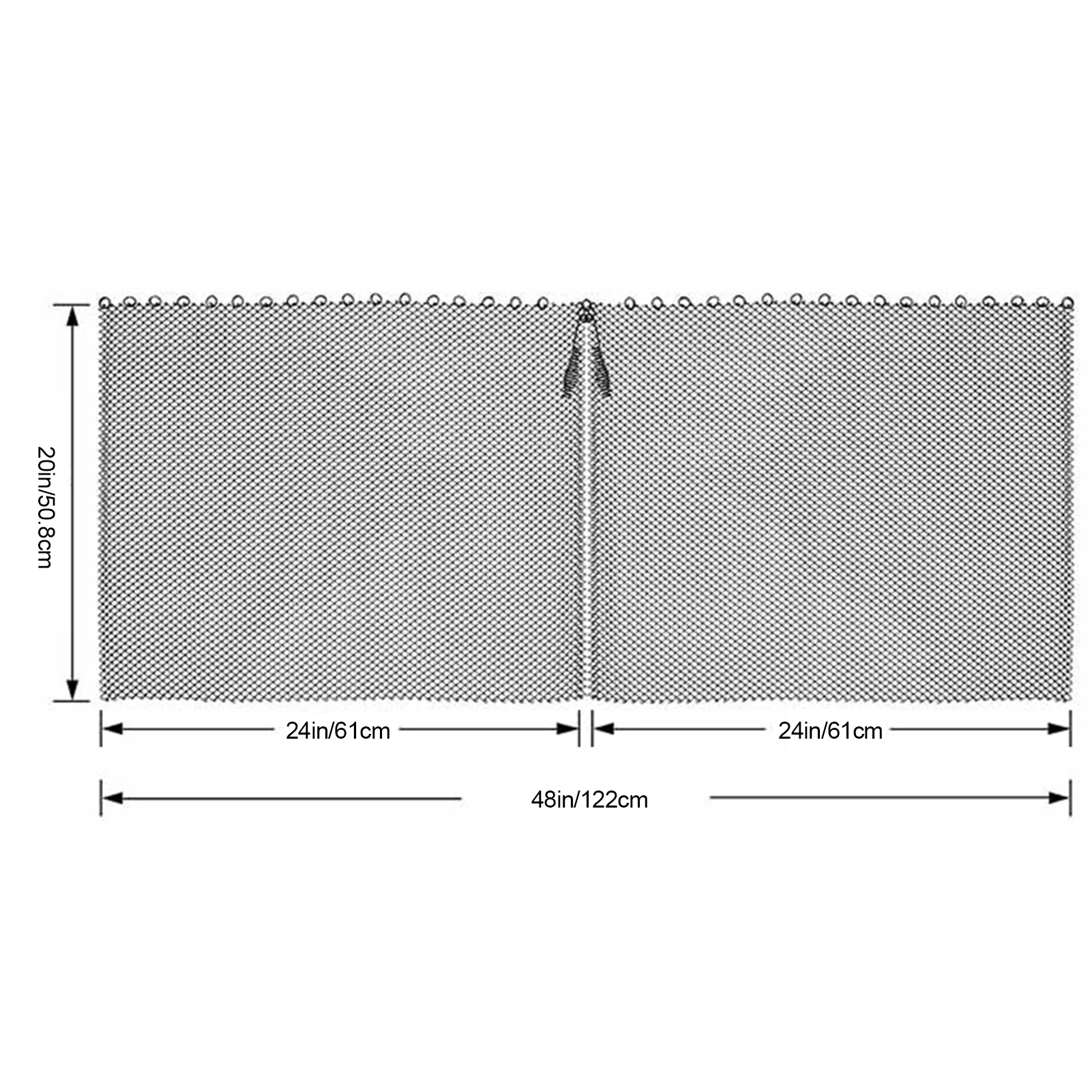 Сетчатая занавеска для камина 2 шт. жаропрочная металлическая сетка нержавеющая