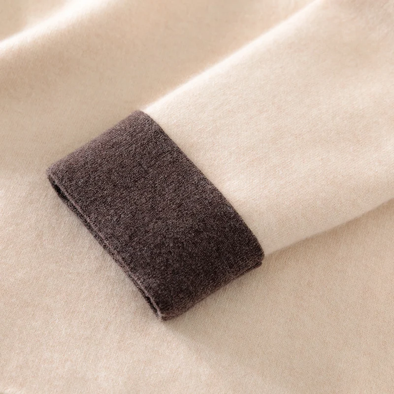 Высококачественный Повседневный пуловер 100% кашемировый женский свитер с