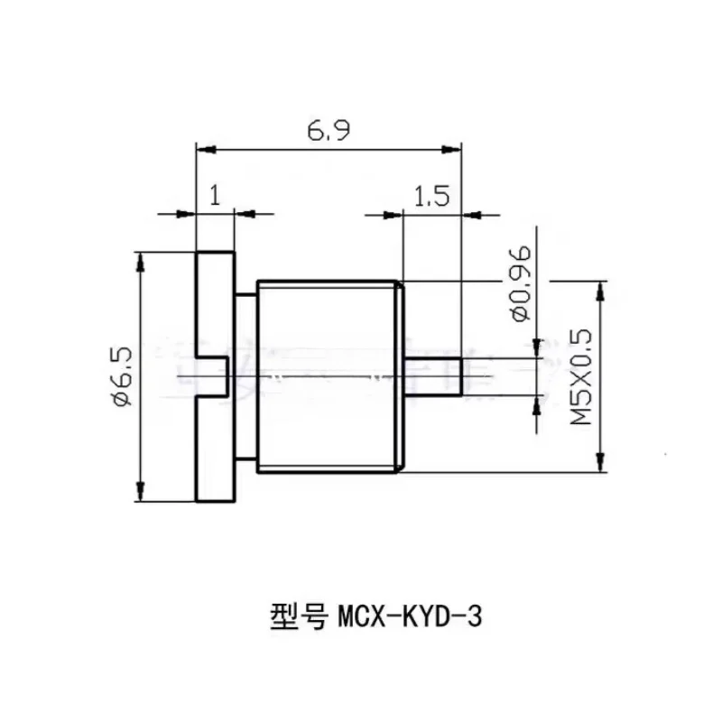Фото 10 шт., новый оригинальный телефон, телефон фонарь 0-6 ГГц MCX-KYD-3 №2