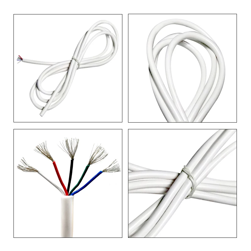 Электрический паяльник 1 м/2 м термостойкий 5-жильный силиконовый кабель с