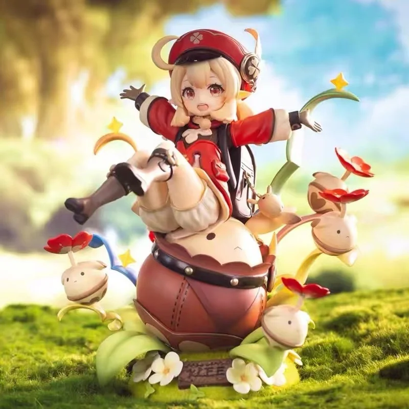 

20cm Genshin Impact Cartoon Character Kerry Hand-made Spark Westerly Knight Figure Pvc Statue Model Doll Collection Toy